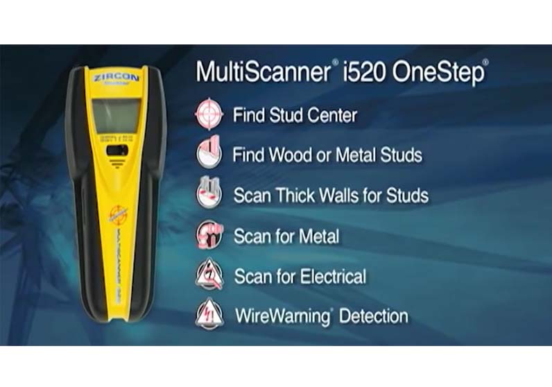 Zircon MultiScanner i520 OneStep Stud Finder - Anderson Lumber
